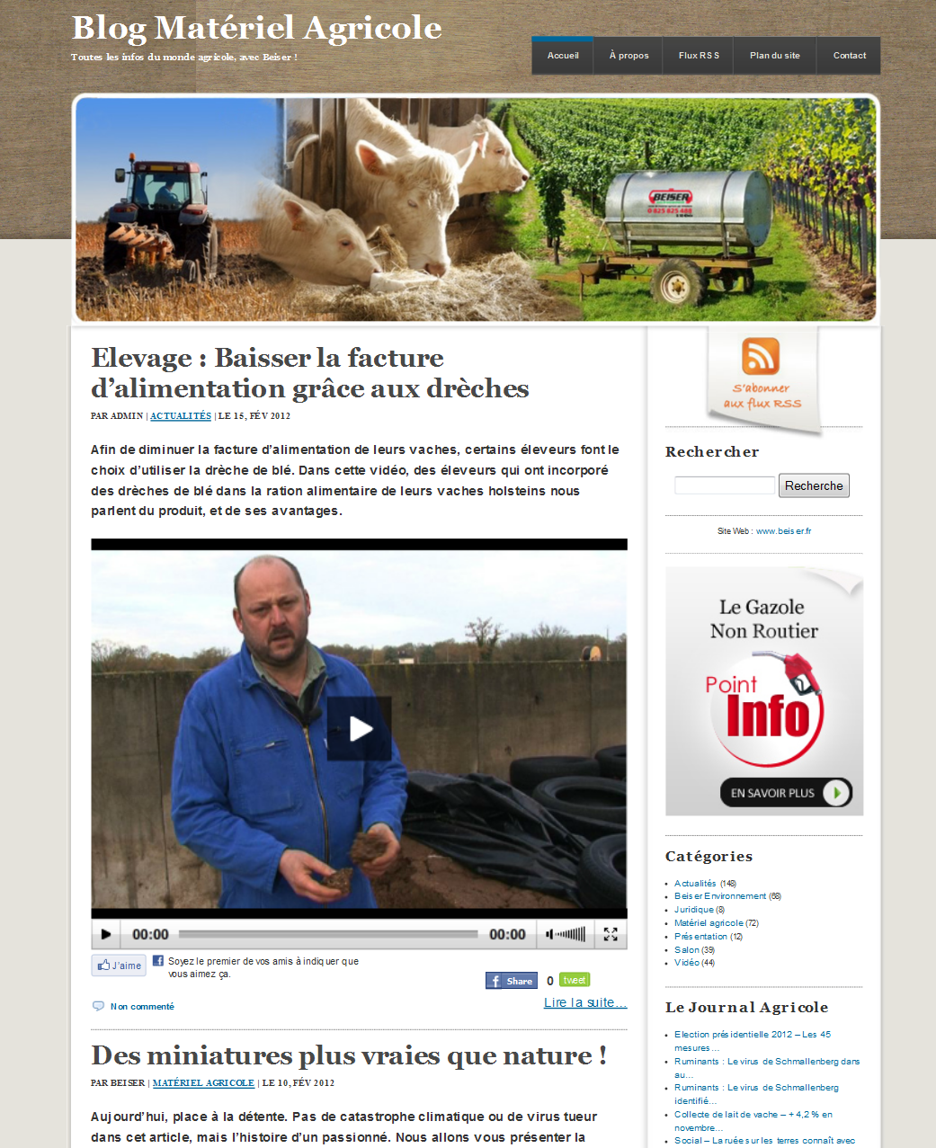 Blog Matériel Agricole : nouvelle version Blog Matériel Agricole : nouvelle version