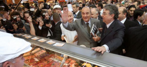 Jacques Chirac au précédent salon de l'agriculture